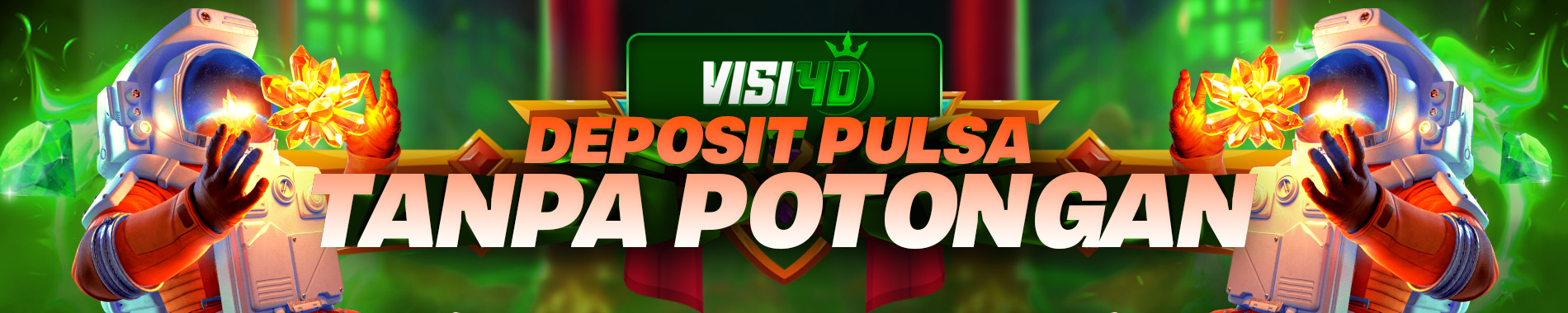deposit pulsa tanpa potongan VISI4D